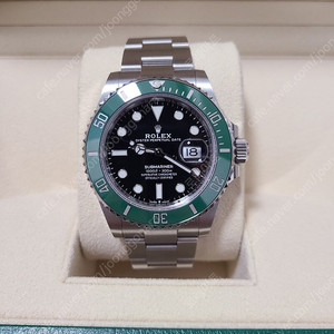 Rolex 로렉스 23년식 서브마리너 그린 스타벅스 판매