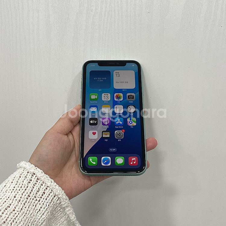 55864 아이폰11 그린 64GB 부산 중고폰 팝니다...--0