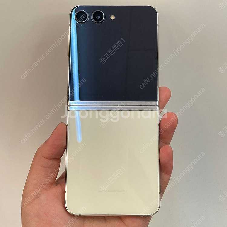 83701(울산중고폰) 갤럭시Z플립5 크림 256GB ...--0