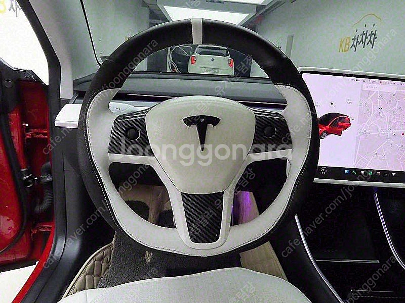 테슬라 중고차 테슬라 모델3 중고차 빨간색 2020년식...--8