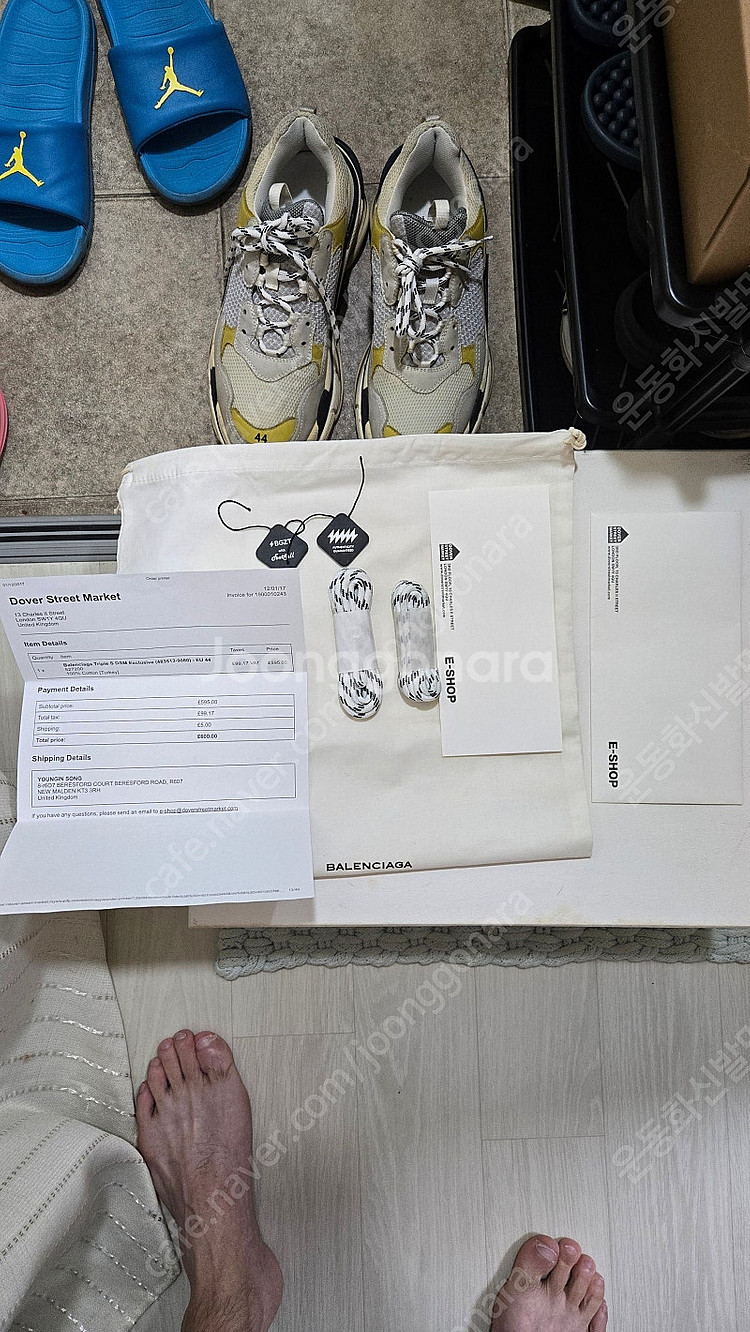 BALENCIAGA 발렌시아가 트리플S 도버 한정판 4...--0