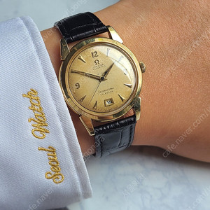 [정품] 오메가 씨마스터 아라빅 14K 옐로우골드 금통 빈티지 (Omega Semaster Arabic 14K YG Solid)