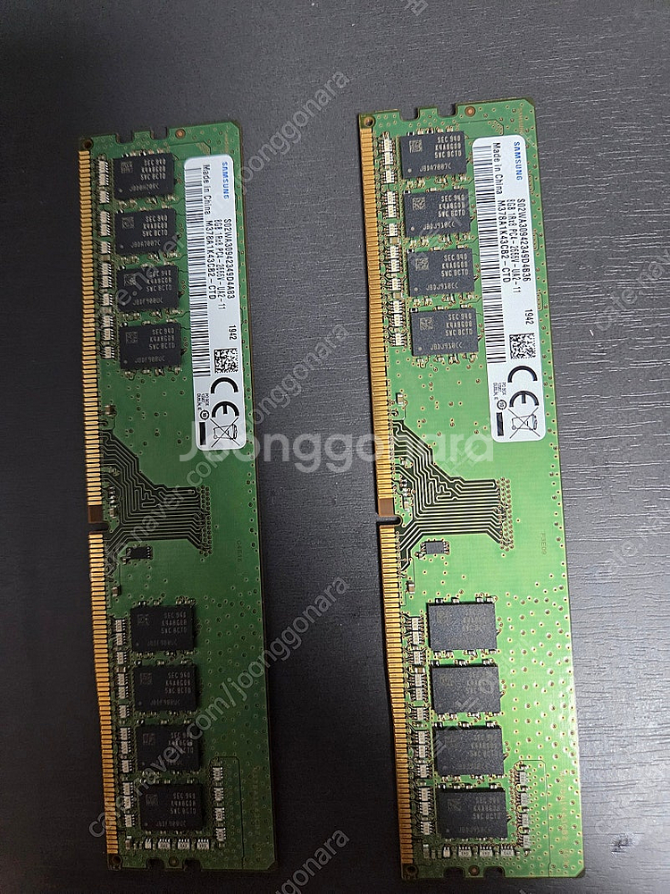 삼성전자 DDR4-2666 (8GB) x 2EA 팝니다...--0