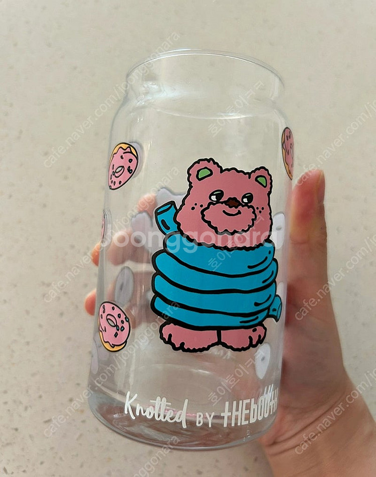 노티드 더부스 유리컵 맥주잔--0