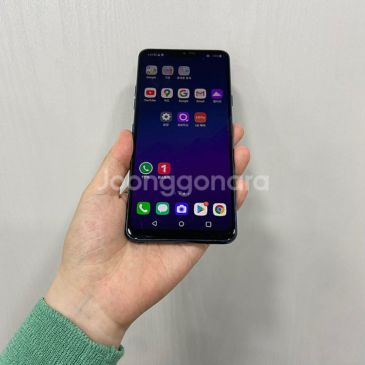 94308 G7 ThinQ 블루 64GB 부산 중고폰 ...--0