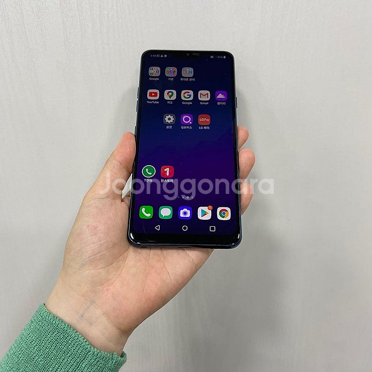 94308 G7 ThinQ 블루 64GB 부산 중고폰 ...--1