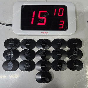 벨럭스 호출벨 세트 vm330a 1대 벨 vb400b 16개 팝니다