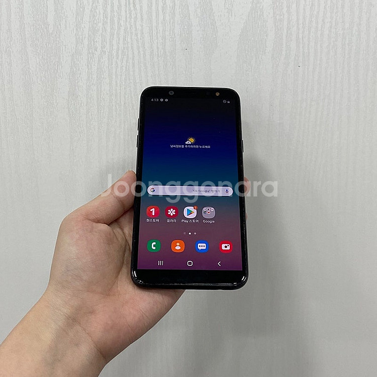 77987 갤럭시A6 블랙 32GB 부산 중고폰 팝니다...--1