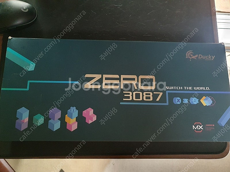 UCKY ZERO 더키제로 3087 화이트 키보드 팜--0