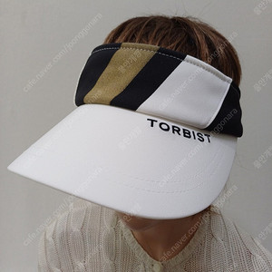 택포 톨비스트 골프 여성 썬캡 모자 흰색 큐티 거의새것 사랑봉봉