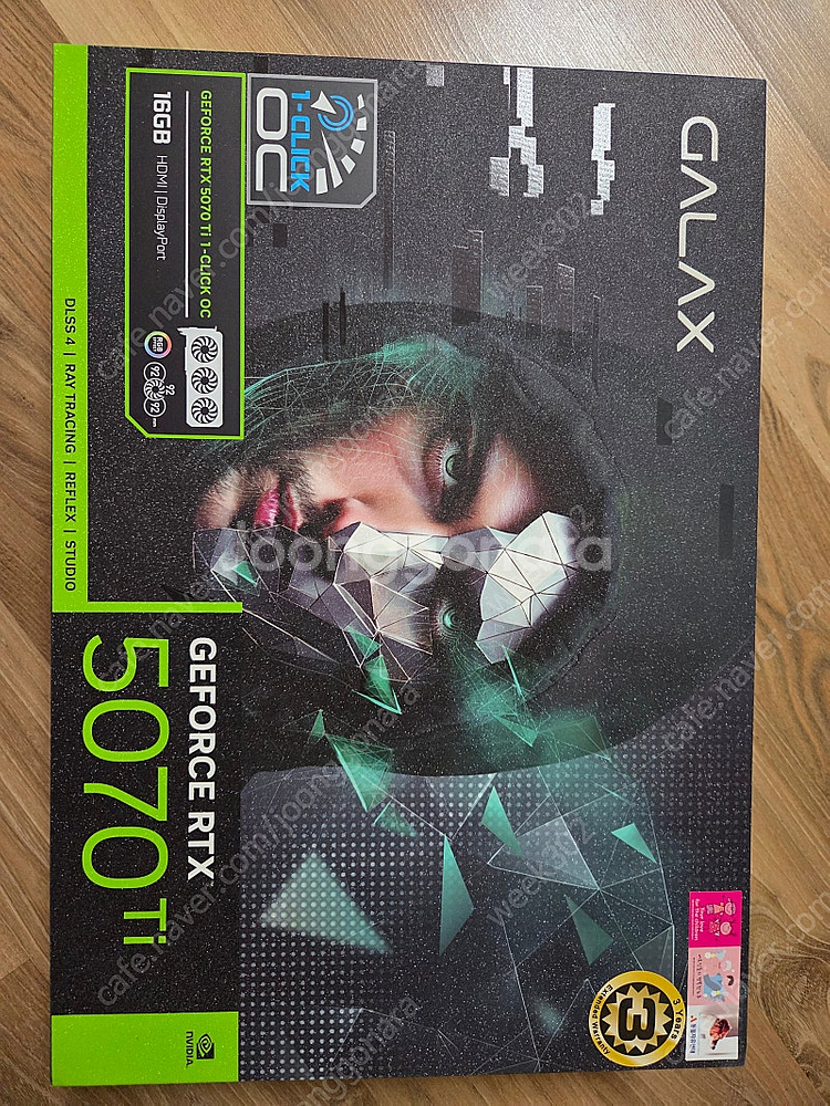 갤럭시 RTX 5070 Ti OC D7 16GB 블랙--0