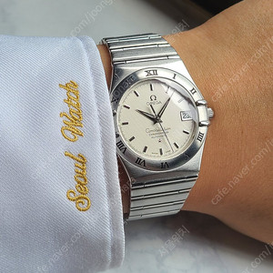 [정품] 오메가 컨스틸레이션 화이트 크로노미터 자동 36 (Omega Constellation White)