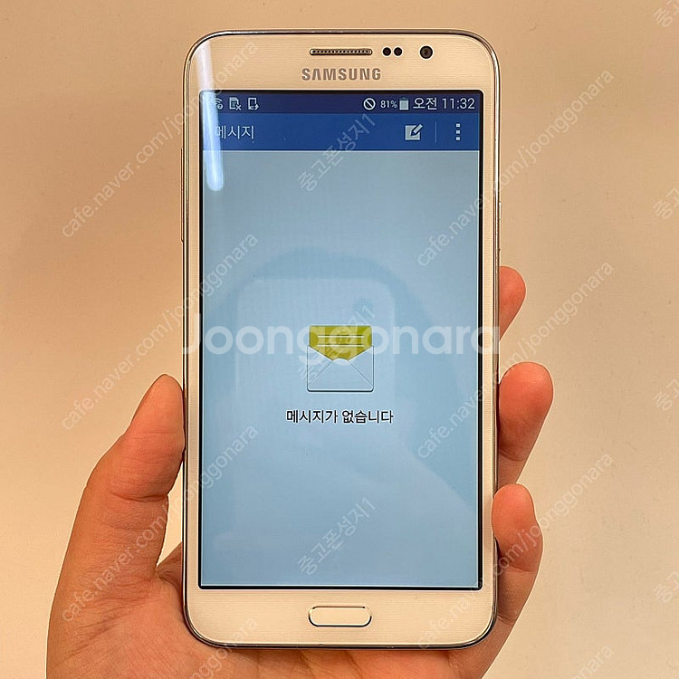 90298(울산중고폰) 갤럭시그랜드맥스 화이트 16GB...--2
