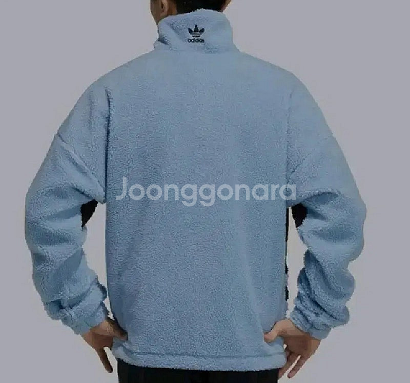 실착1회 중고 - 아디다스 쉐르파 뽀글이 재킷 집업 (...--1