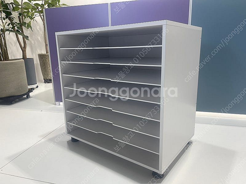 전국배송 인기 ! 깔끔 미술학원책상 (도화지수납함도 구...--9