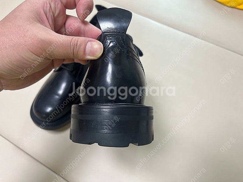 알렉산더 맥퀸 블랙 청키 더비 슈즈 265~270사이즈--4