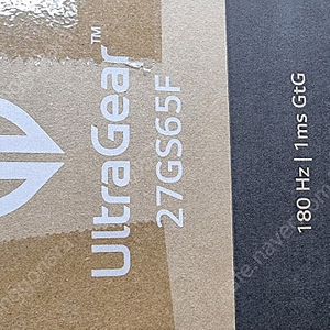 LG 27인치게이밍모니터 27GS65F 미개봉
