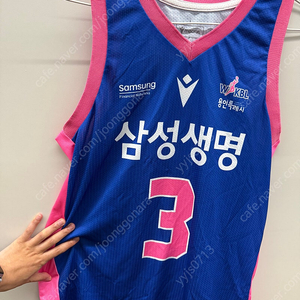 24-25 삼성생명 블루밍스 조수아 친필사인 어센틱 유니폼