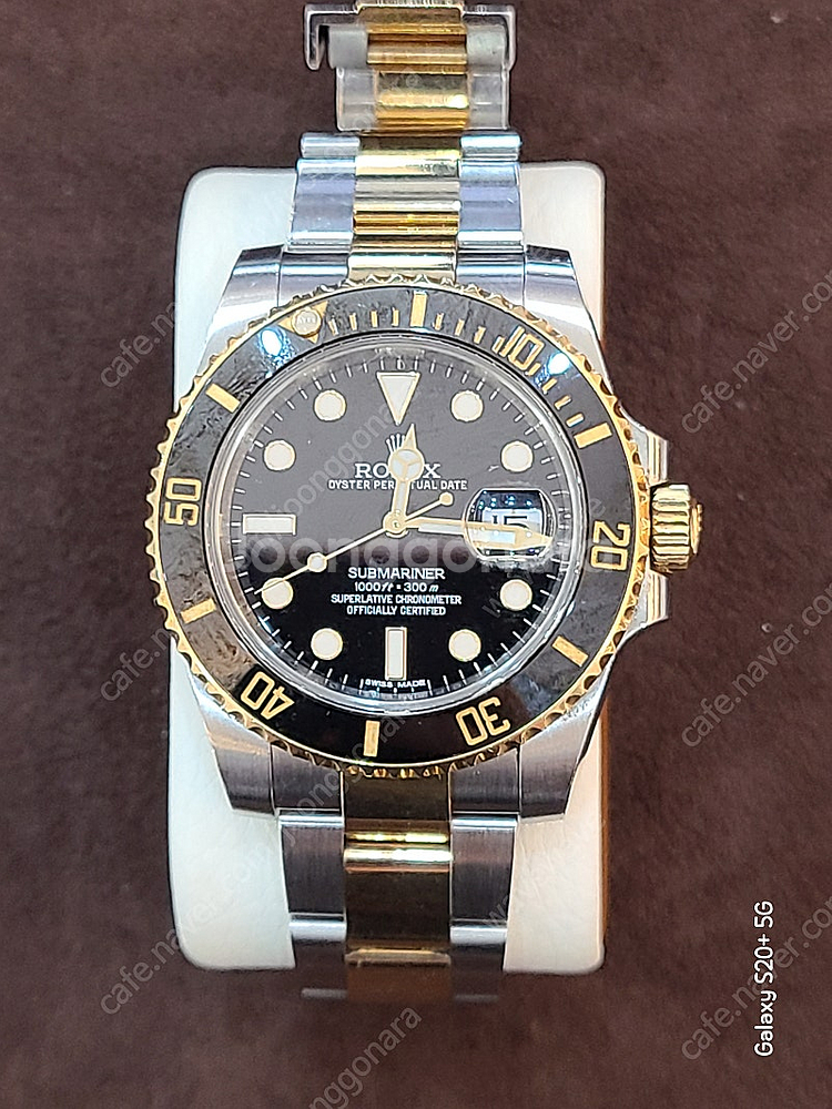 로렉스 서브마리너 흑콤비 40m 116613LN 201...--0