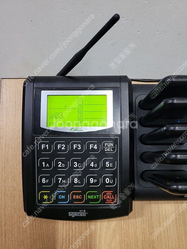 시스콜 카페진동벨 gp-200r 20구 세트 팝니다--5