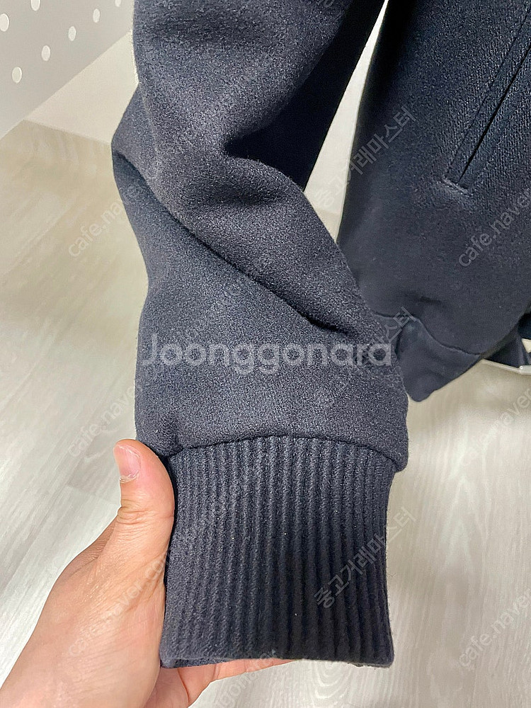 산드로옴므 양털 자켓 블랙 M--2