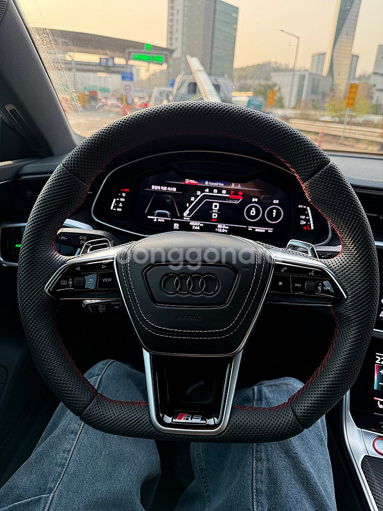 아우디 a7 d컷핸들, 에어백커버--0