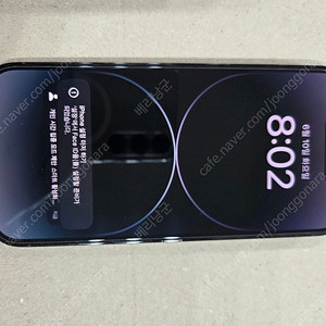 대구 아이폰14pro 128G 블랙 + 워치8 중고70만 판매합니다.