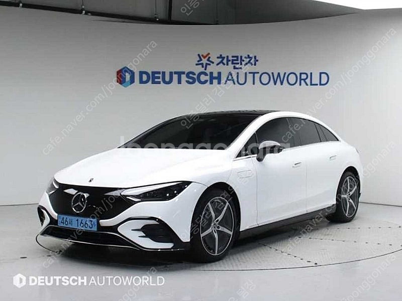 흰색 벤츠 EQE 중고 벤츠 전기차 V295 EQE 3...--0
