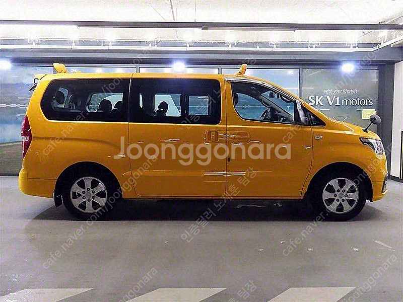 어린이보호차량 더 뉴 그랜드 스타렉스 중고차 노란색 2...--4