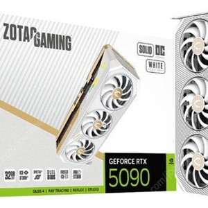 ZOTAC GAMING 지포스 RTX 5090 SOLID OC W D7 32GB 그래픽카드 미개봉 새제품 팝니다.