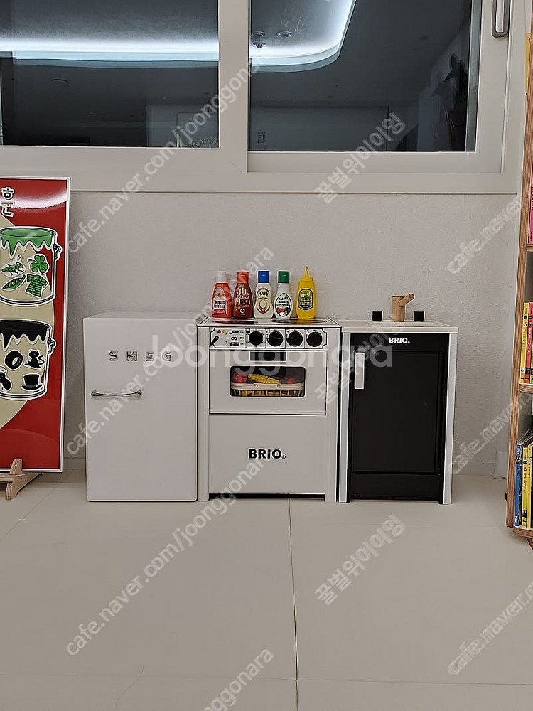 브리오주방놀이블랙+ 스메그냉장고 팝니다--0