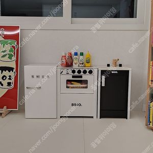 브리오주방놀이블랙+ 스메그냉장고 팝니다