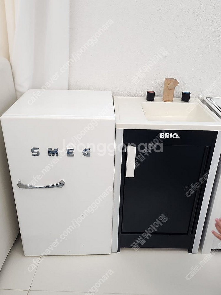 브리오주방놀이블랙+ 스메그냉장고 팝니다--5