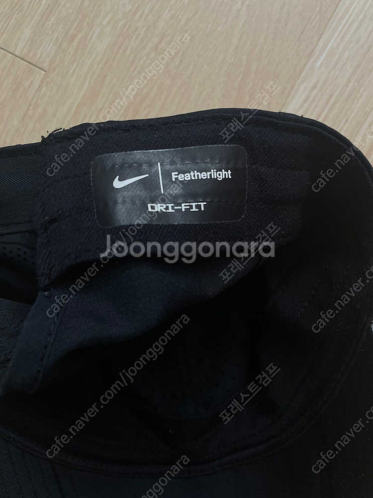나이키 드라이핏 에어로빌 페더라이트 러닝 캡 검정--1