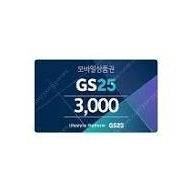 # gs25 상품권 3000원권 (2600원) (~2025.08.23까지)