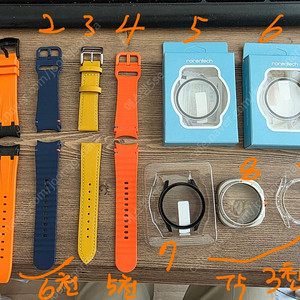 갤럭시 워치 7 40mm 시계줄 팝니다 워치5 워치6 호환
