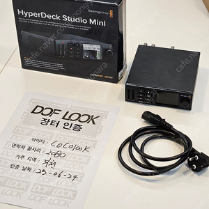 블랙매직 HYPER DECK STUDIO MINI 하이퍼 덱 스튜디오 미니 팝니다.
