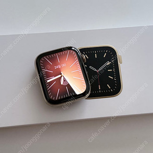 애플워치6 44mm 스테인리스 셀룰러 골드 풀박스 S급 + 스트랩 25만
