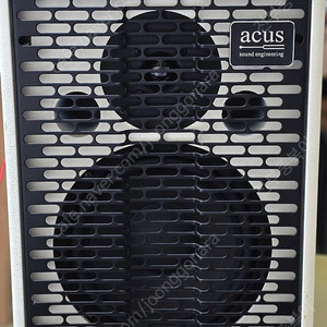 통기타 앰프(acus one forstrings 8 white)