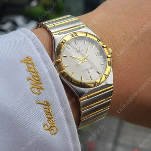 [정품] 오메가 컨스틸레이션 풀바 옐로우골드 18K 콤비 36 (Omega Constellation Full Bar 18K)