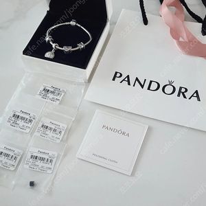 PANDORA 판도라 실버 팔찌 참 세트 정품