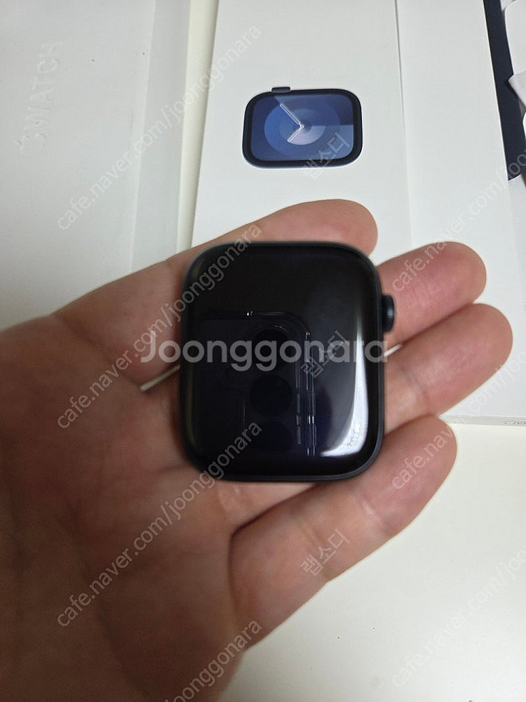 애플워치9 45mm gps 미드나잇 팝니다--0