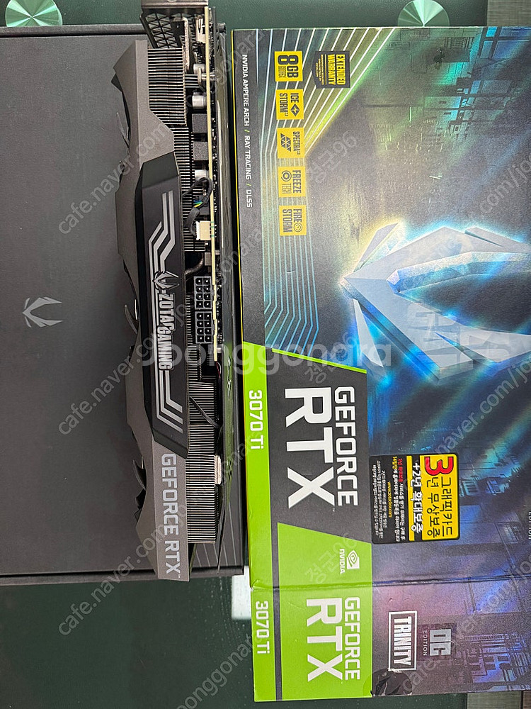 부산 Zotac RTX3070ti 트리니티 3팬 그래픽...--1