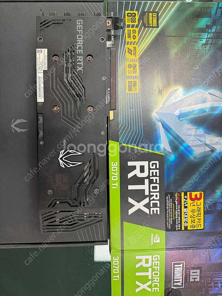 부산 Zotac RTX3070ti 트리니티 3팬 그래픽...--2