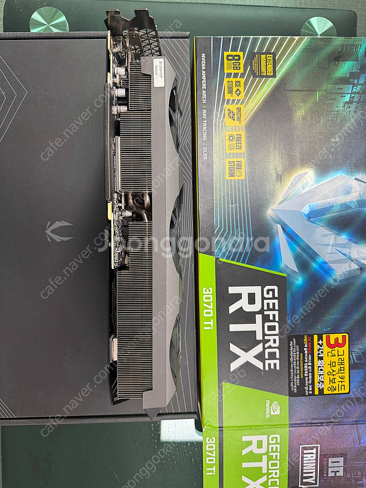 부산 Zotac RTX3070ti 트리니티 3팬 그래픽...--3