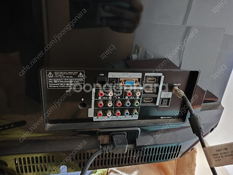 삼성 파브 LCD TV 모니터 액정 일부 불량(LN40...--2