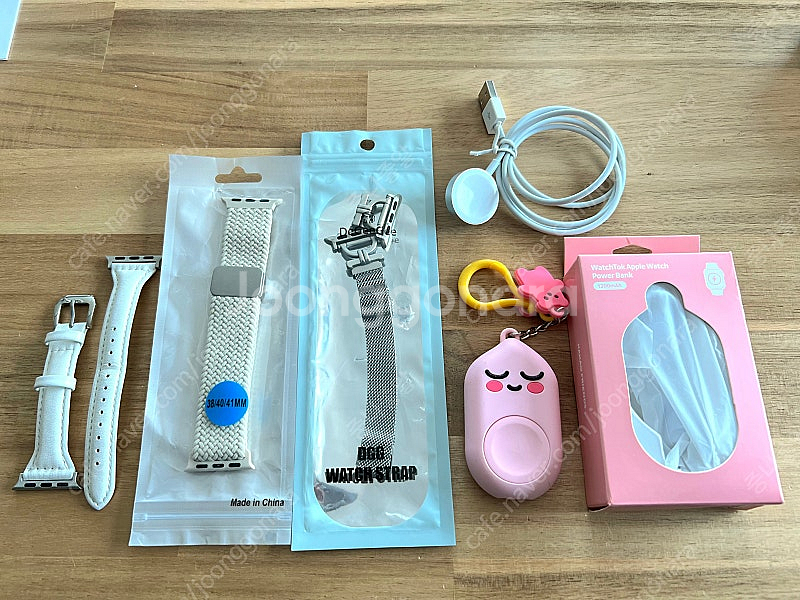 애플워치 어피치 보조배터리, 충전기, 스트랩 여러가지,...--0