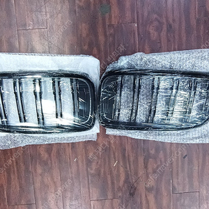 BMW 5시리즈 G30 앞범퍼 키드니 그릴 블랙