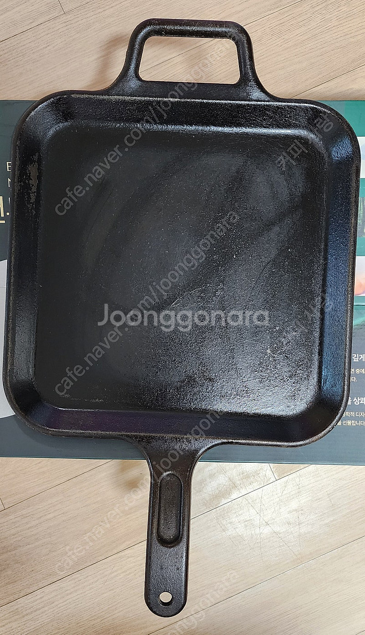 롯지 프로 로직 무쇠 사각 그리들 12인치 30cm--2