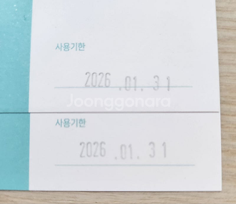 메가박스 영화관람권 2D 지류 2매 260131까지--1